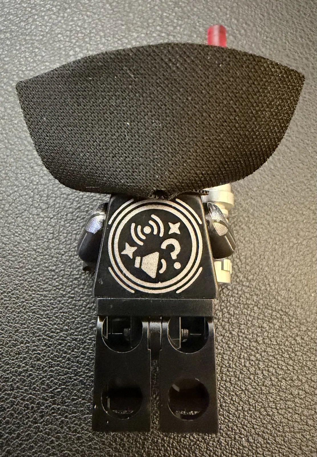 LEGO 75421 Darth Vader's TIE Fighter — SMART Darth Vader minifigure back, showing the printed SMART Tag