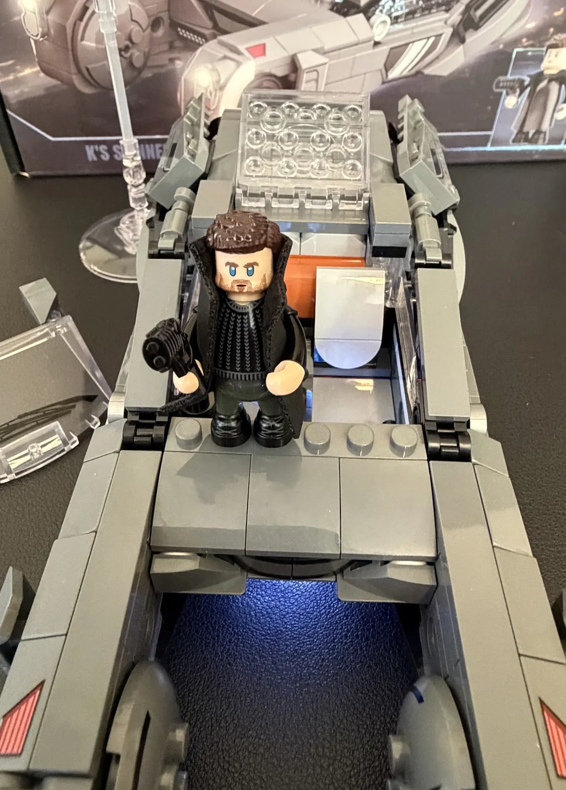 Lumibricks 23001 K's Spinner — finished model, rear angle