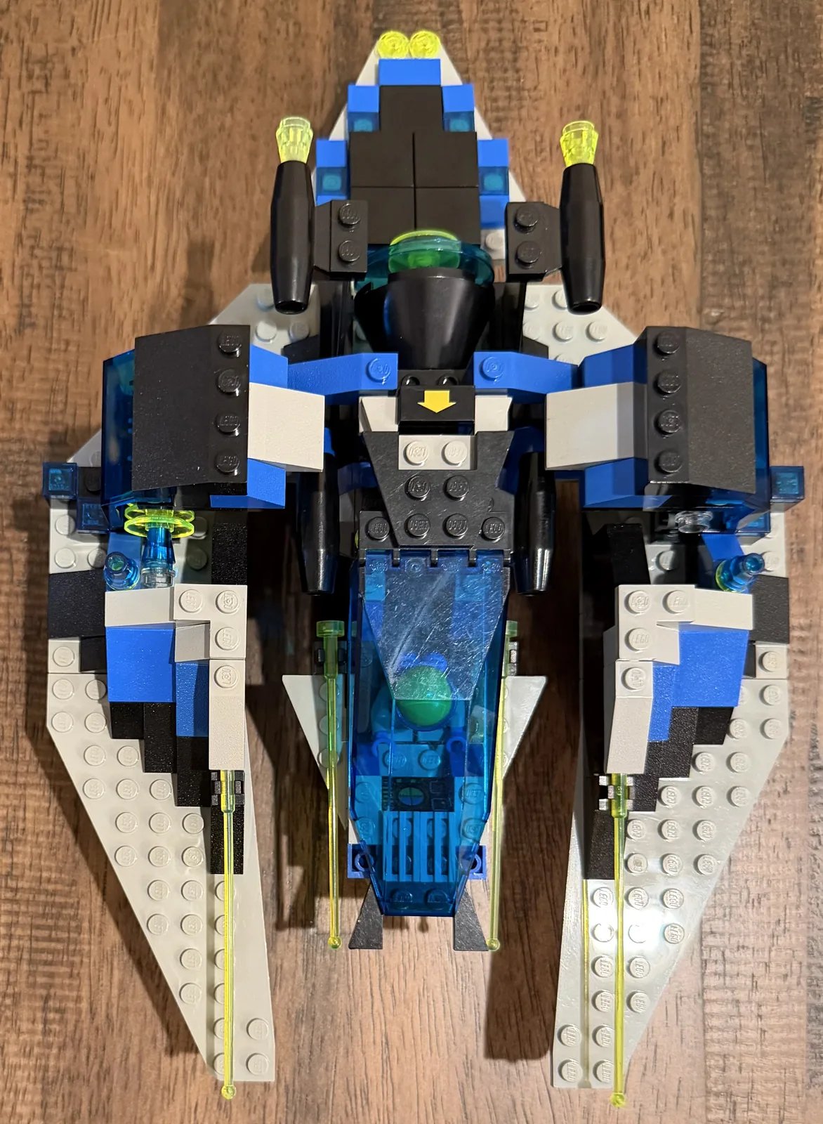 LEGO 1789 Star Hawk II — completed ship, top-down view