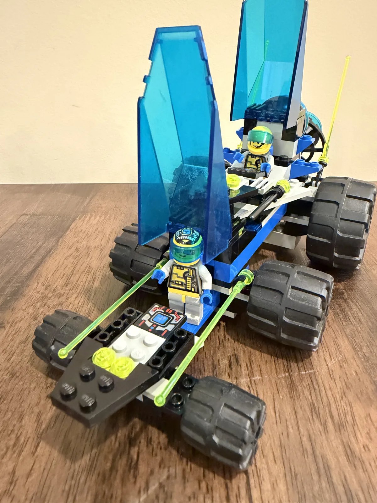 LEGO 1787 Crater Cruiser — finished build, side angle
