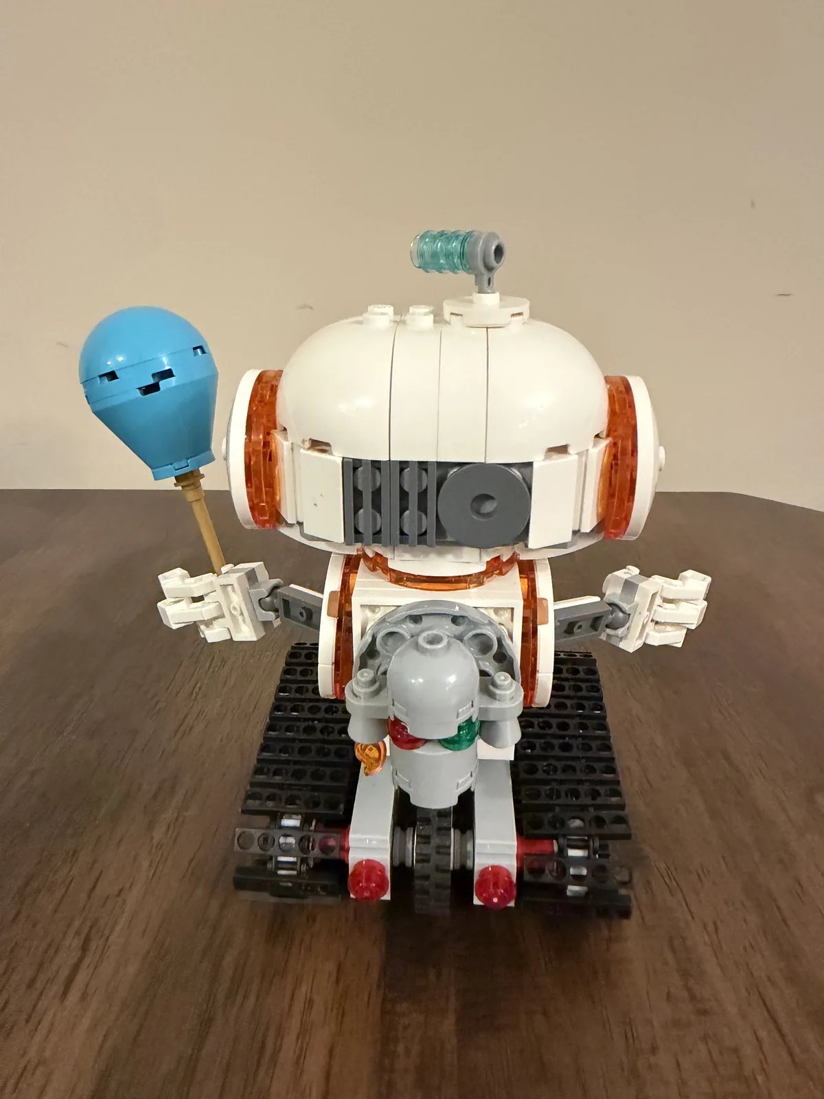 LEGO 31164 Creator 3-in-1 Space Robot — finished build seen from the back