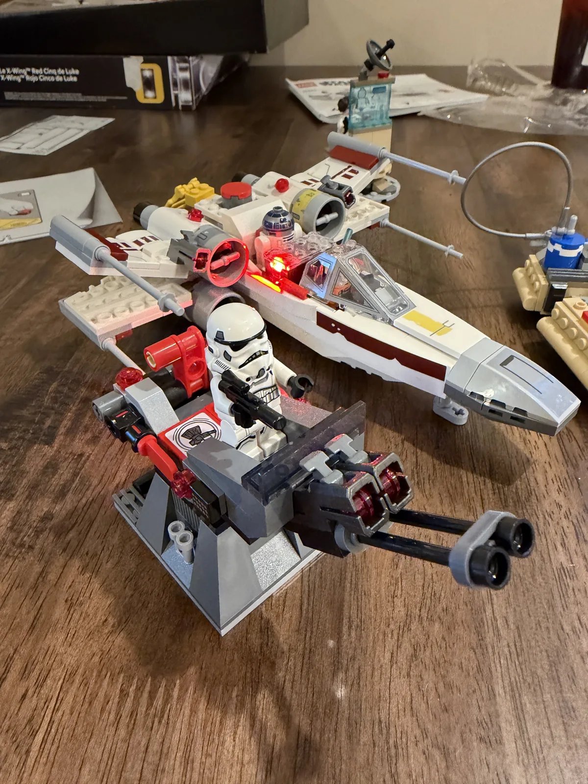 LEGO 75423 X-Wing build progress
