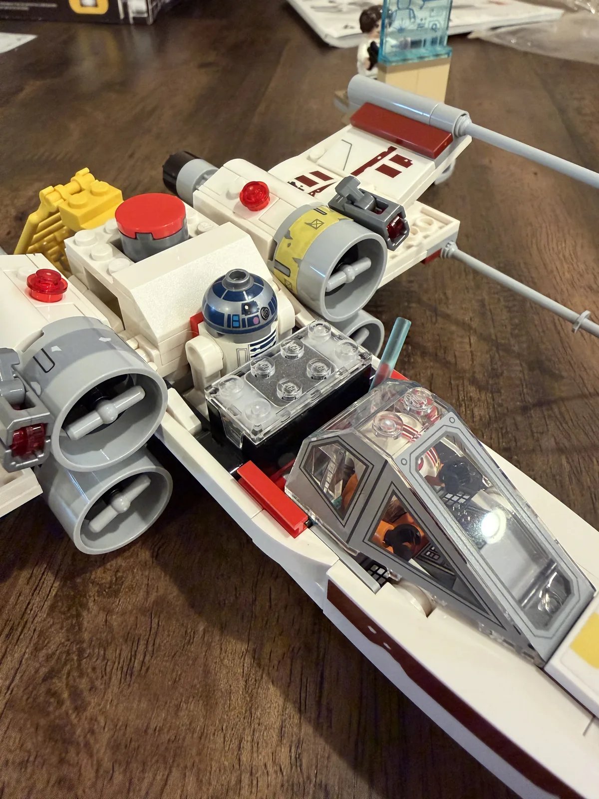 LEGO 75423 X-Wing nearing completion