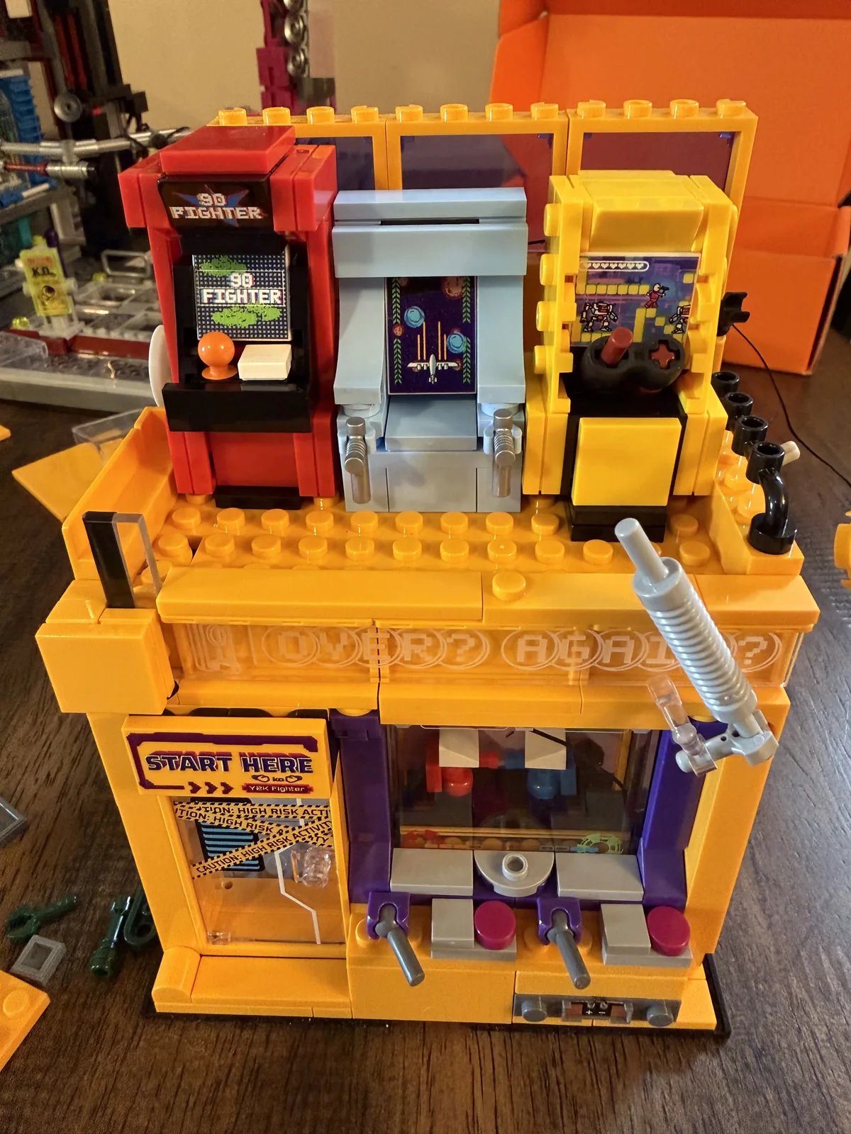 Lumibricks Cyberpunk Game Stack — arcade section sub-build