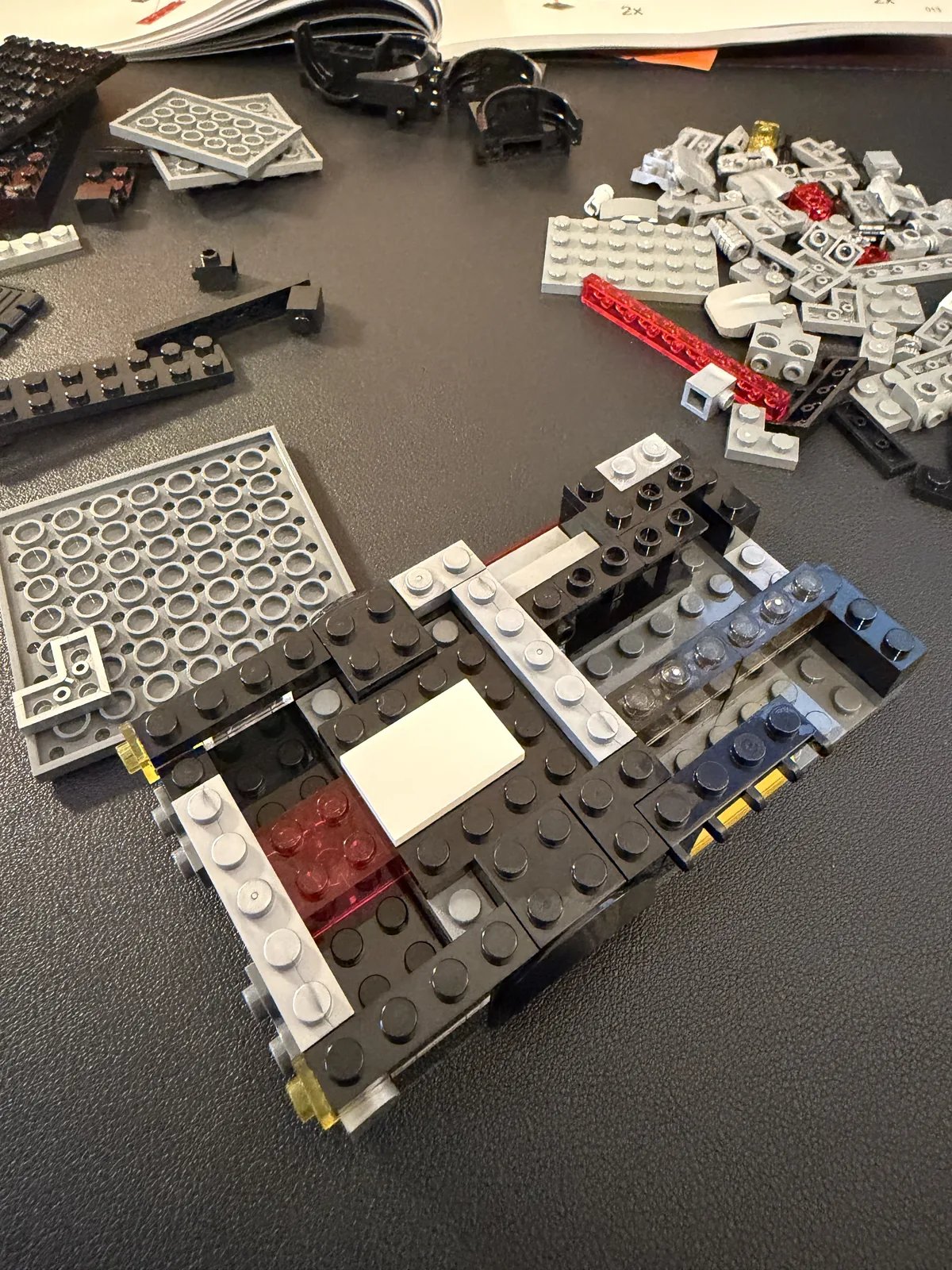 Lumibricks 17003 Future Bus — build in progress