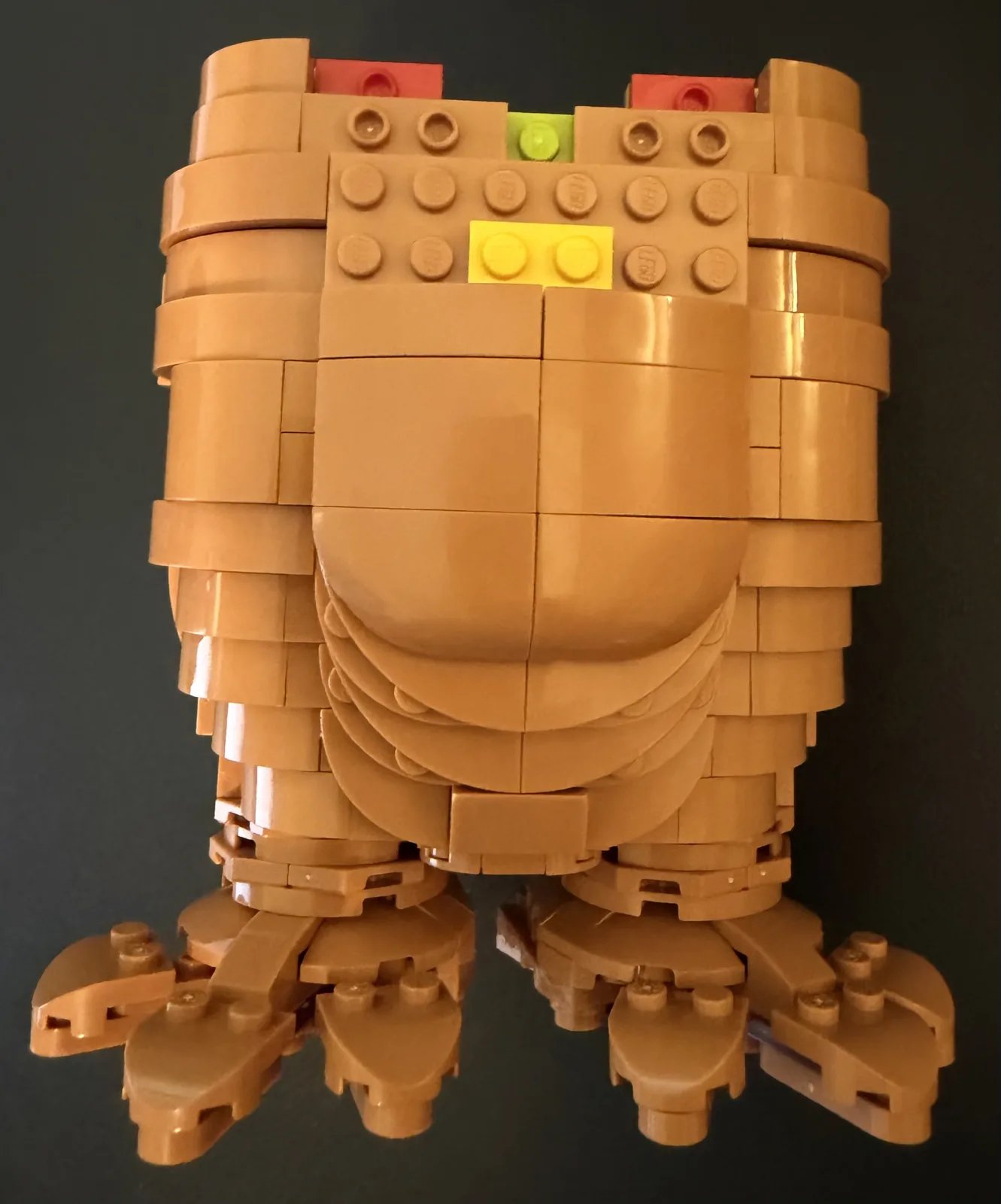 LEGO Ideas 21370 E.T. the Extra-Terrestrial — step 6, the front of the body