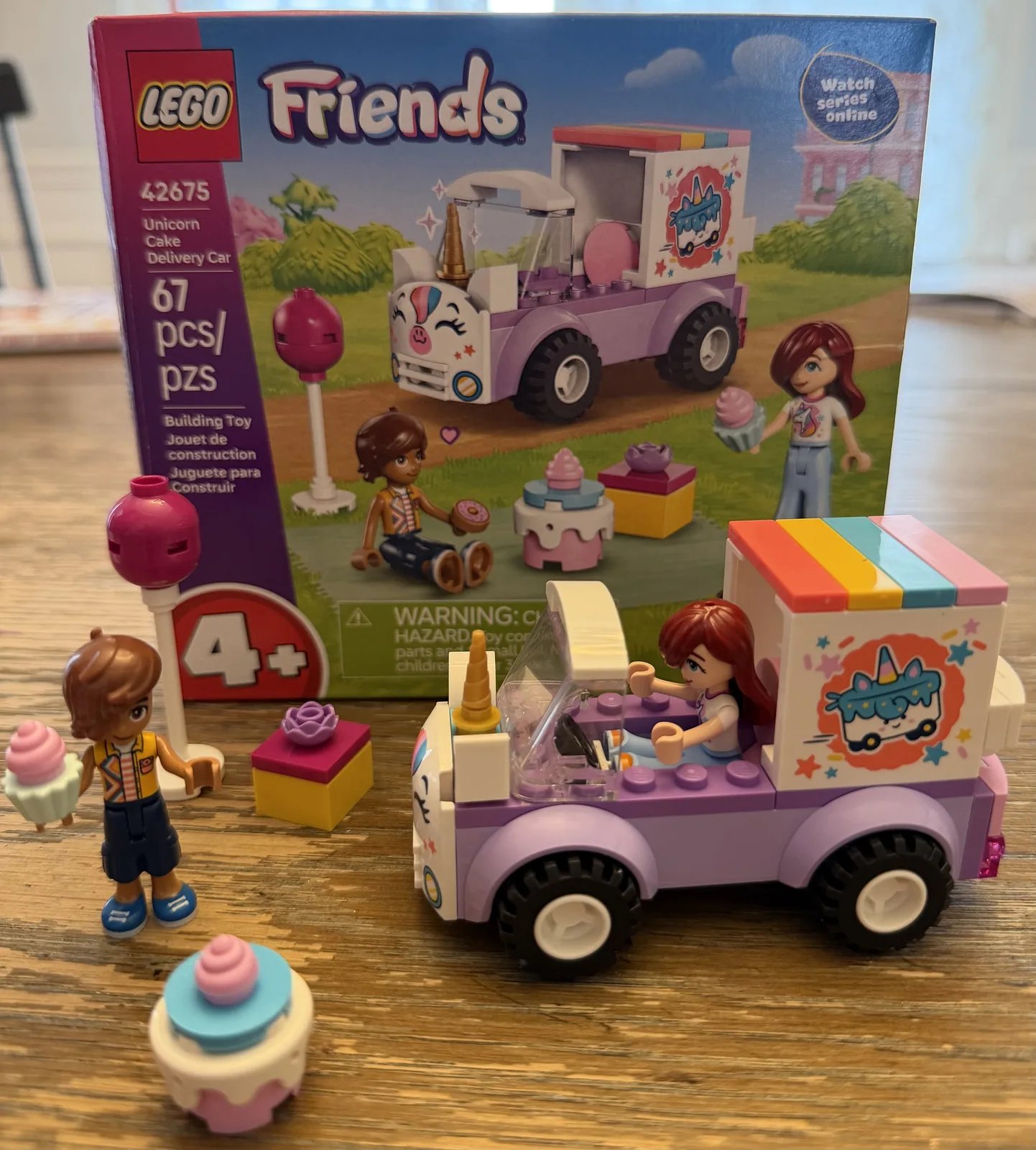 LEGO Friends 42675 Unicorn Cake Delivery Car Review — completed