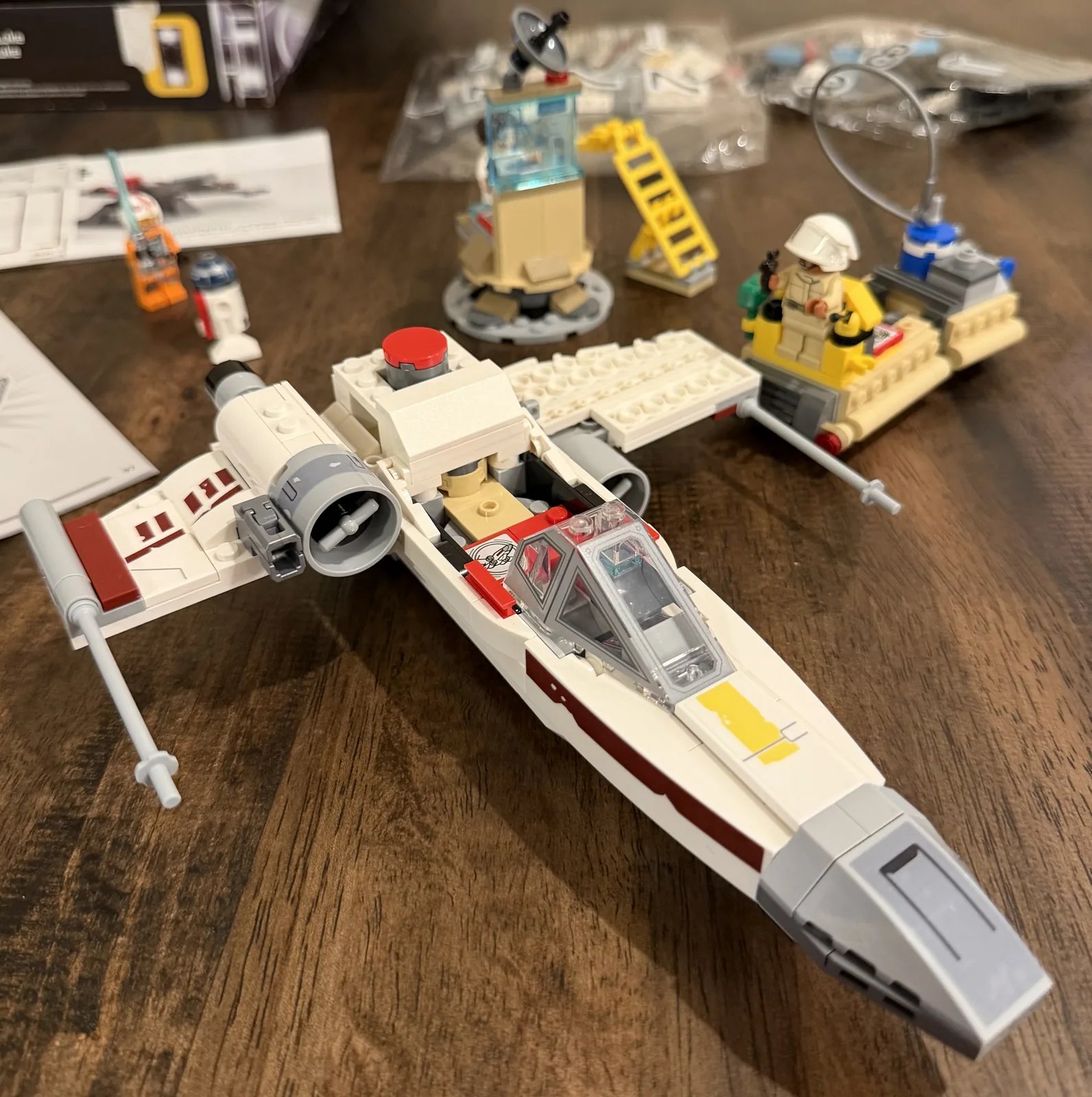 LEGO 75423 X-Wing build progress