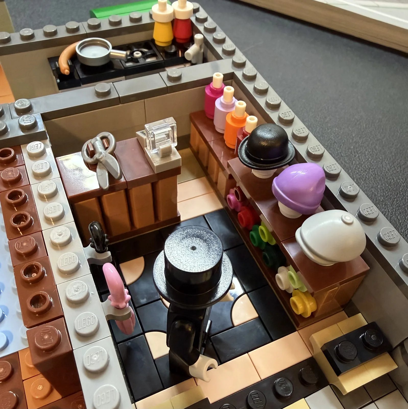 LEGO 10350 Tudor Corner — the haberdashery shop