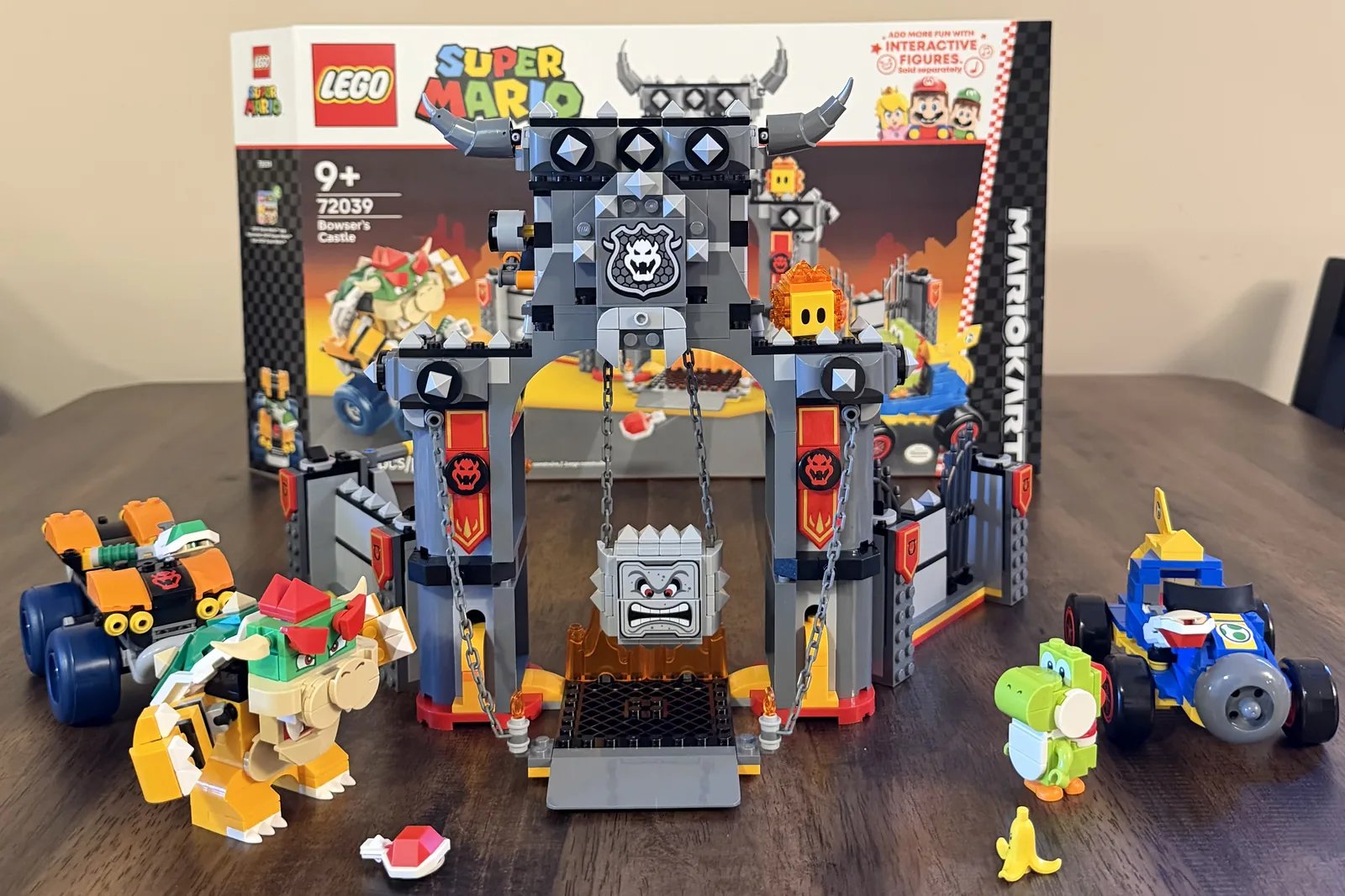 LEGO 72039 Mario Kart Bowser's Castle — completed model