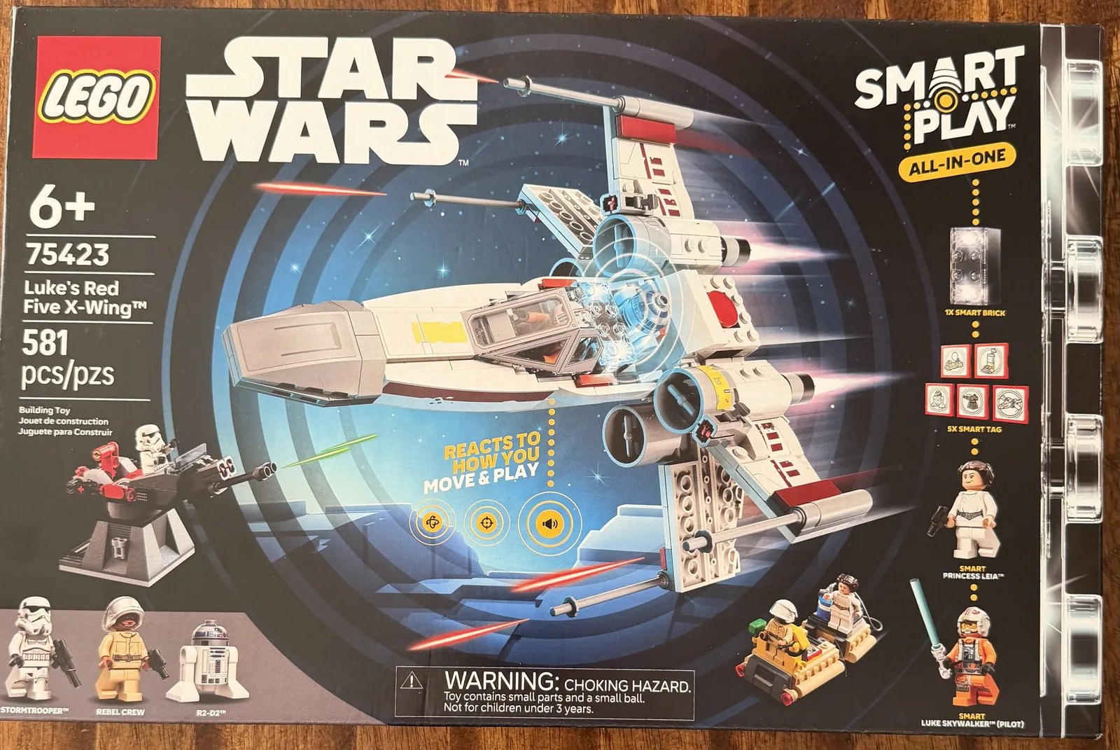 LEGO 75423 Luke's Red Five X-Wing box front