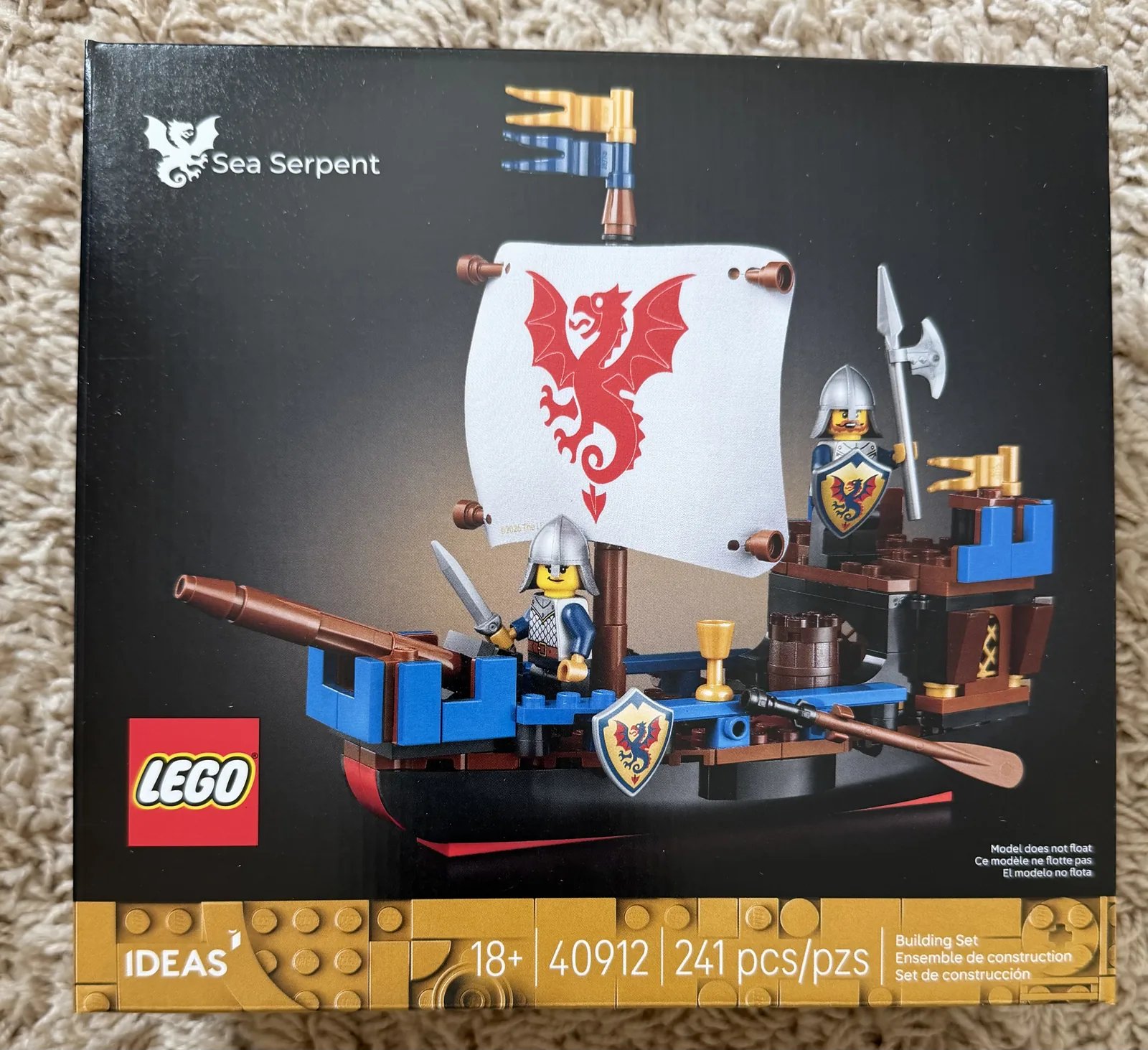 LEGO IDEAS 40912 Sea Serpent — retail box front