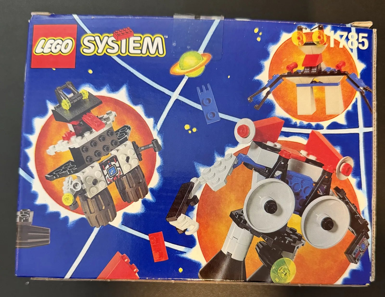 LEGO Space 1785 Crater Critters Review — box back