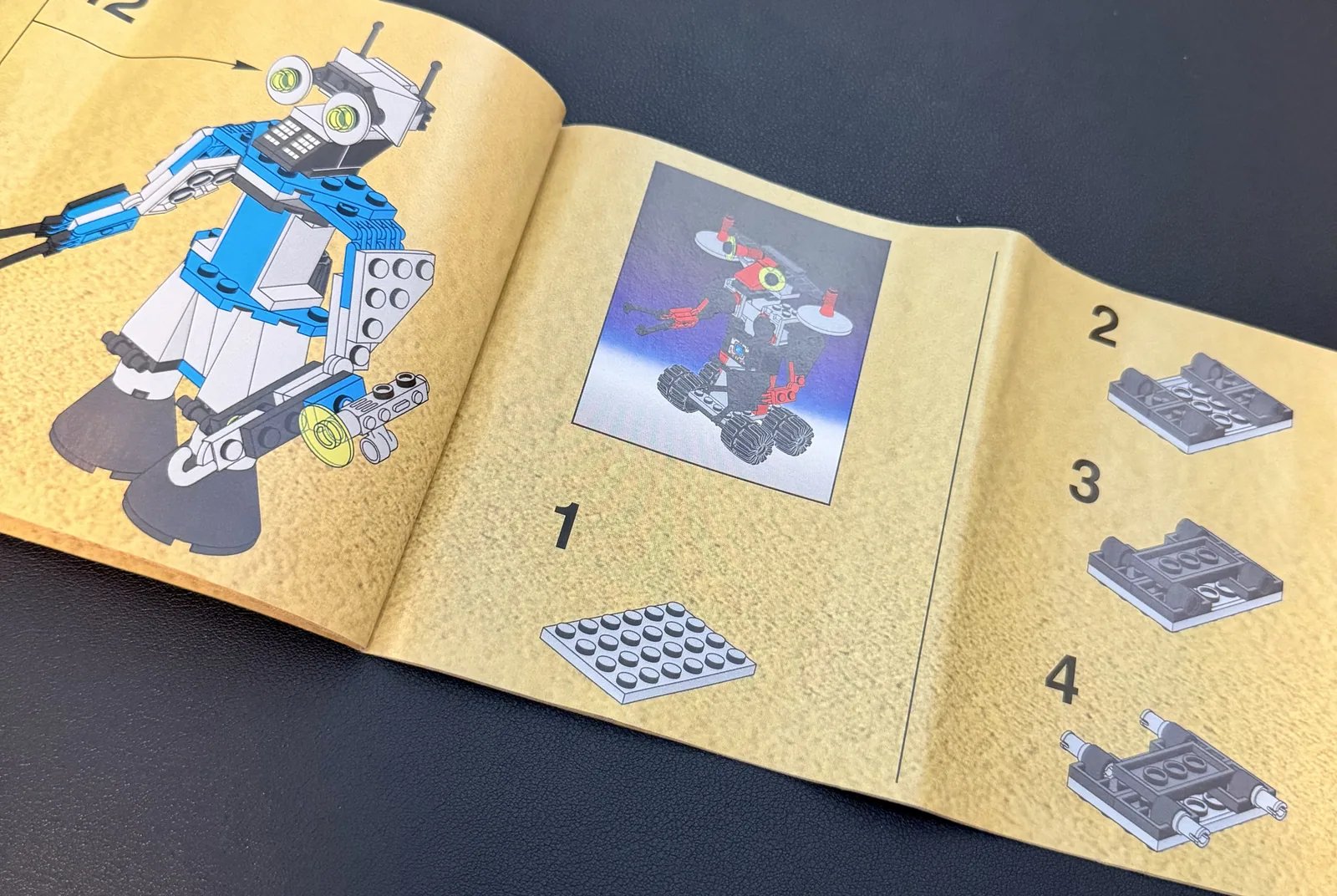 LEGO Space 1785 Crater Critters Review — instruction manual