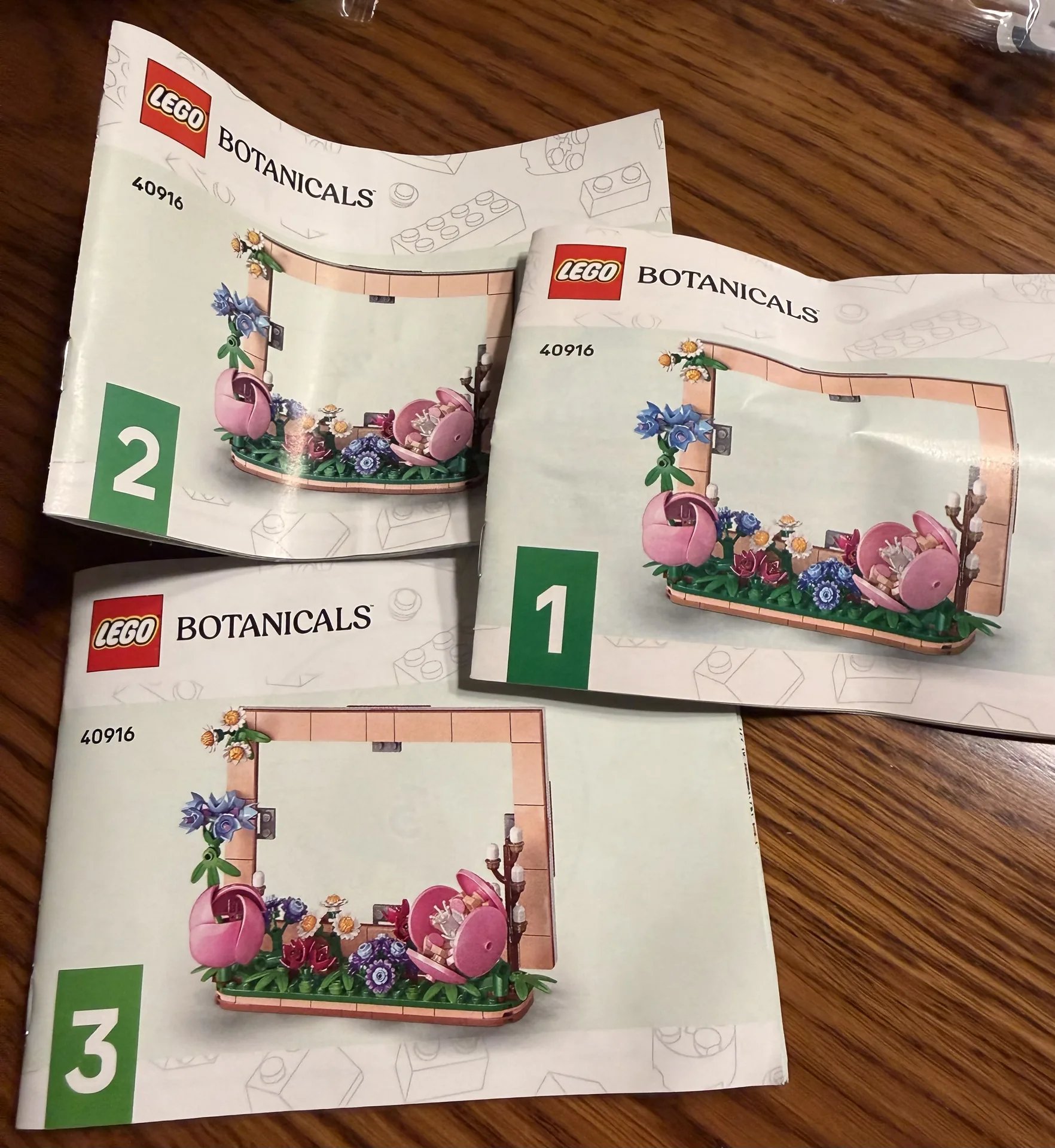 LEGO 40916 Floral Picture Frame — instructions