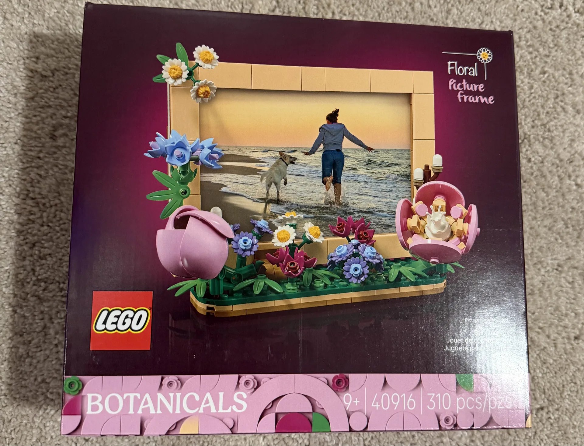 LEGO 40916 Floral Picture Frame — box