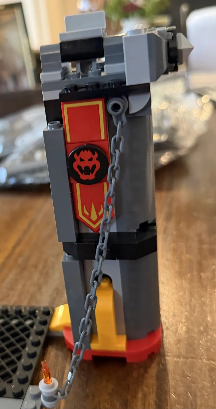 LEGO 72039 Mario Kart Bowser's Castle — pillar build