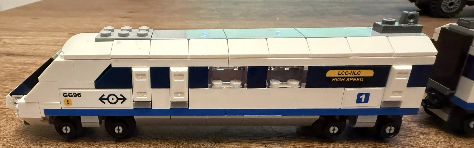 LEGO Creator 40518 High-Speed Train — the first carriage with driver's compartment