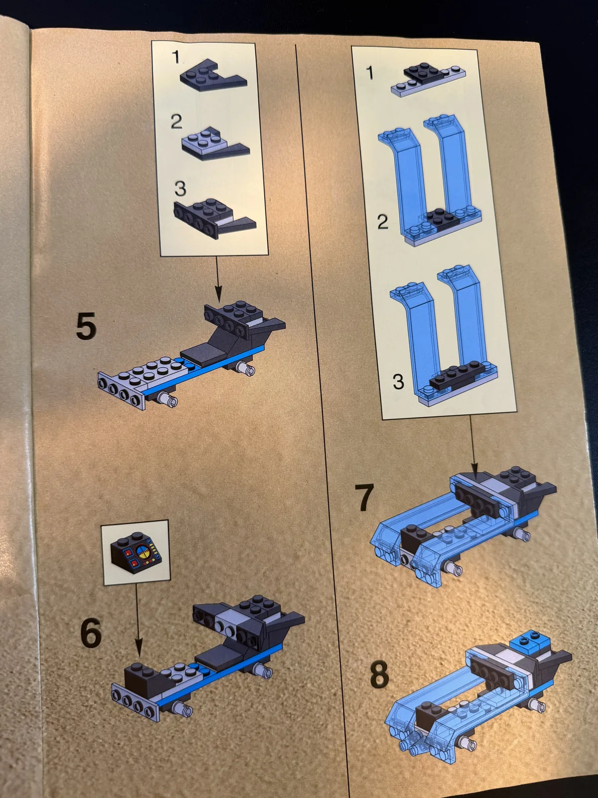 LEGO 1793 Space Station Zenon - more instruction manual pages