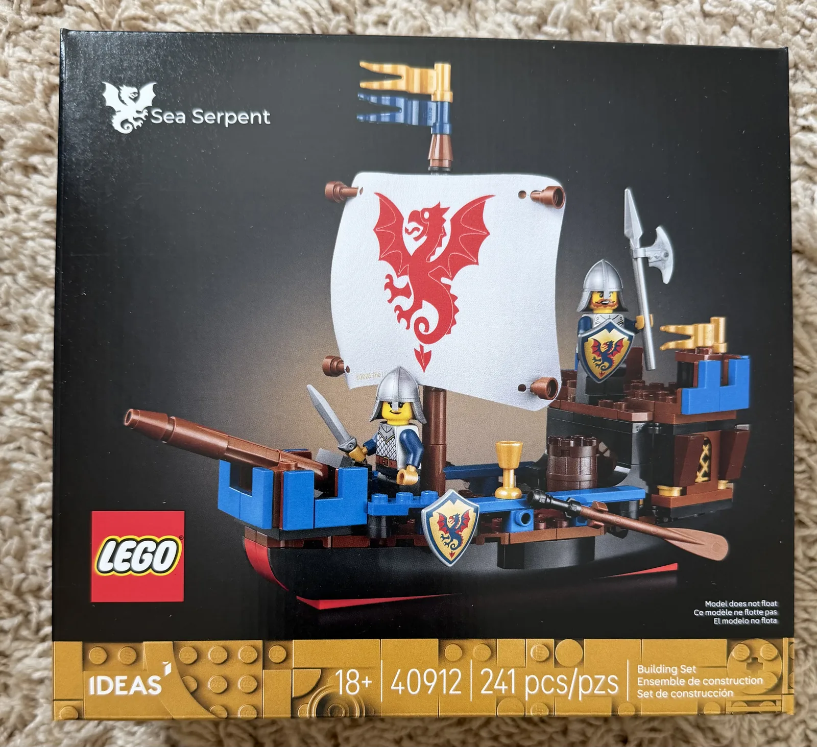 LEGO IDEAS 40912 Sea Serpent — retail box front