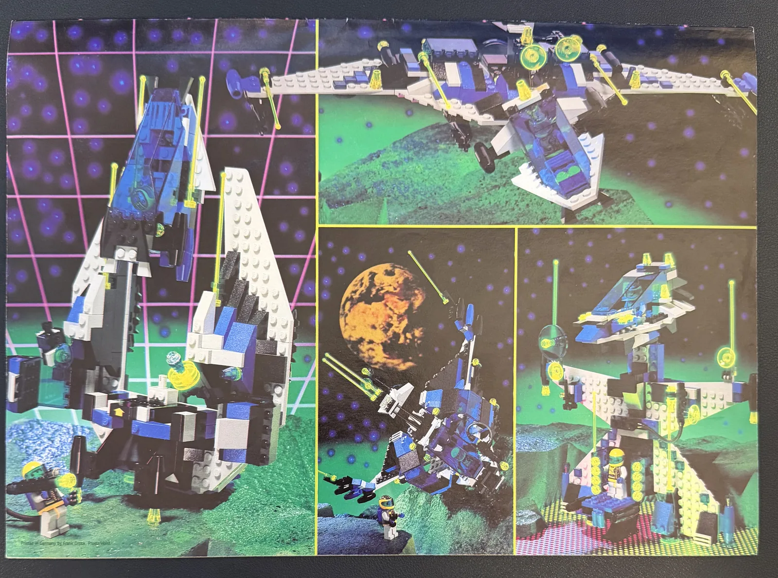LEGO 1789 Star Hawk II — box back showing the spaceship features