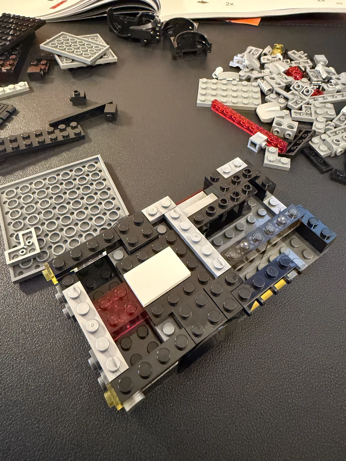 Lumibricks 17003 Future Bus — build in progress